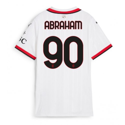 Fotbalové Dres AC Milan Tammy Abraham #90 Dámské Venkovní 2024-25 Krátký Rukáv